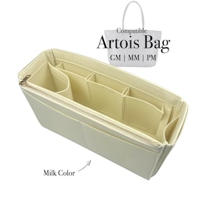 Organizador de fieltro compatible con bolsos Artois, GM, MM, PM, grande, mediano y pequeño, ligero, suave y resistente, apto para organizadores de carteras (tipo J)