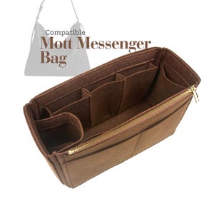 Kompatibel med Mott Messenger Bag, filtväska, lätt och robust, formhållande organisatör (typ J)
