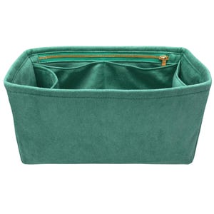 Velvet Purse Insert (Type D1), Light Soft Sturdy, Organizer Designers Bag, Keep Tote Bag in Shape Fit
