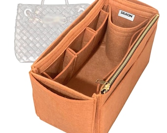 Andiamo Bag Compatible, Large Medium Small East West Backpack, Felt Tote Insert Organizer, Light Soft Sturdy, Purse Organiser Fit (Type J)