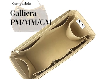 Compatible with Galliera Bag, GM MM PM Large Medium Small, Felt Bag Insert Organizer, Light Soft Sturdy, Purse Organiser Fit (Type J)