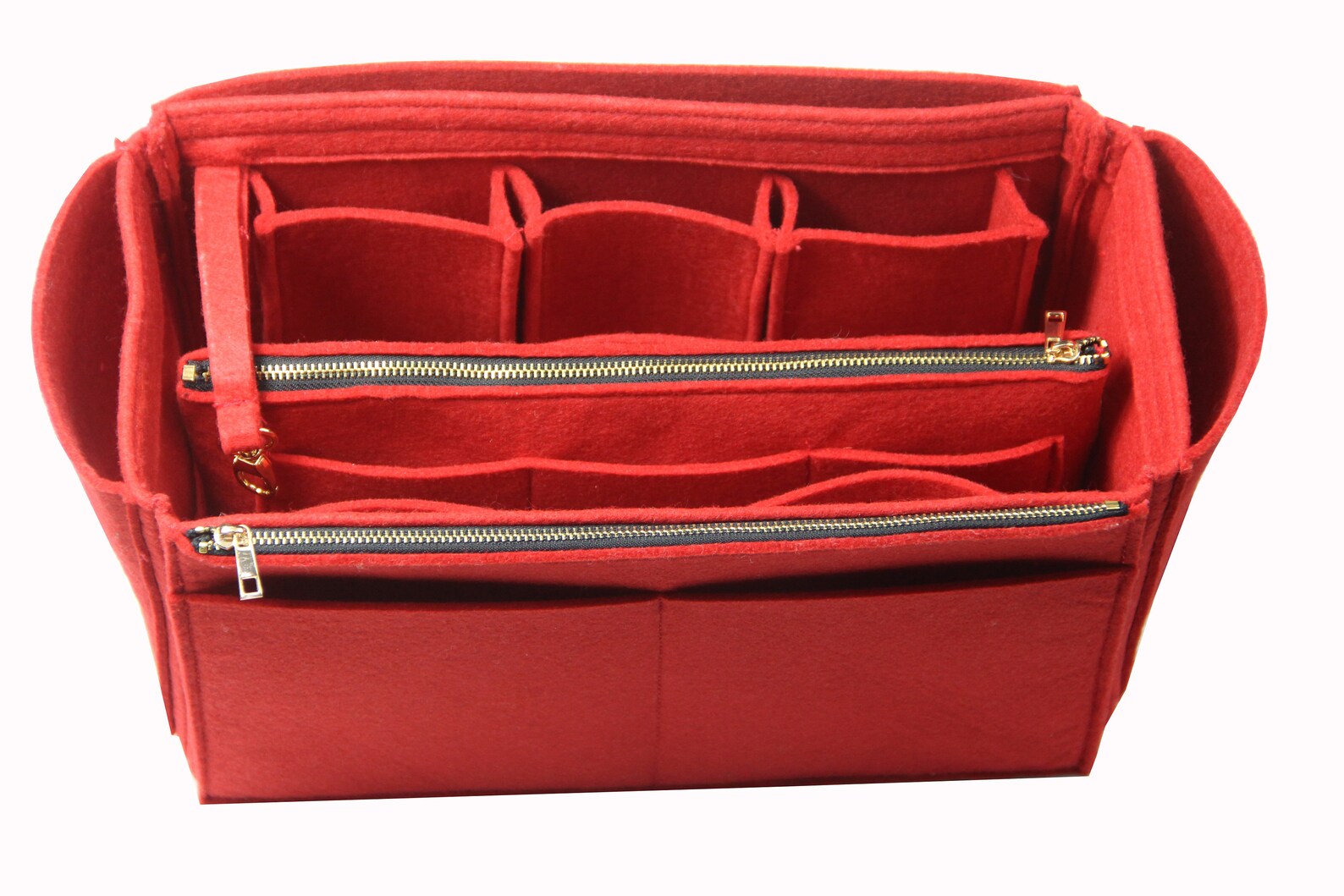 Felt Purse Insert type YI, Light Soft Sturdy, Organize Designers Bag, Keep Tote Bag in Shape Fit