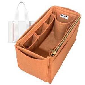 For [Woody Tote Bag] Purse Insert (Type JIA), Light Soft Sturdy, Organize Designers Bag, Keep Tote Bag in Shape