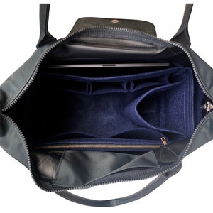Le Pliagと互換性があります。トートバッグ、トップハンドルL M S、フェルトトートバッグインサートオーガナイザー、軽量で柔らかく丈夫、形状維持、オーガナイザーフィット（タイプJ）