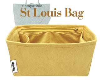 Compatible with St Louis Bag, Velvet Purse Insert, GM MM PM Large Medium Small, Tote Bag Organizer, Light Sturdy Shape Organiser (Type D1)
