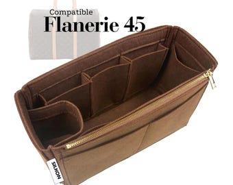 Flanerie 45 Compatible, Extra Large XL Medium Small Mini, Felt Purse Bag Insert Organizer, Light Sturdy, Keep Shape Organiser (Type J)