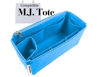 MJ Tote Bag Compatible, Large Medium Small Crossbody, Felt Purse Bag Insert Organizer, Light Sturdy, Keep Shape Organiser (Type J)