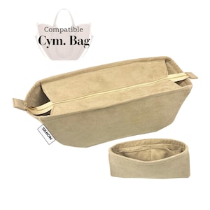 Kompatibel mit Cym. Tasche, Samt Einsatz Organizer Top Reißverschluss Abdeckung Weich Robust halten Tote in Form Liner Einsatz für Abnehmbare Reißverschlusstasche