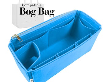Compatible with Bog. Bag, Large Original Baby Bitty, Felt Tote Bag Insert Organizer, Light Soft Sturdy, Keep Shape, Purse Organiser (Type J)
