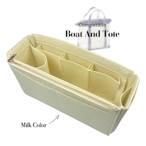 Compatible bateau et fourre-tout, Très grand XL Moyenne petite Mini, Organiseur de sac à main en feutre, Léger et solide, Organiseur conserve la forme (Type J)