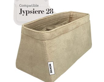 Compatible with Jypsiere Bag Handbag, Velvet Purse Insert Organizer, 28 31 34 37 (Type W)