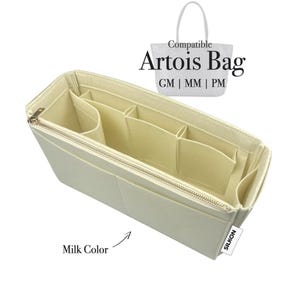 Organizer interno in feltro per borse Artois, compatibile con i modelli GM, MM, PM, grandi, medi e piccoli, leggero, morbido e resistente, adatto per borse di qualsiasi tipo (tipo J).