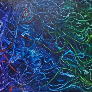 Abstract Oil Painting Original Canvas Art Modern Art Colorful Art Contemporary Art Original Oil Painting