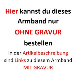 Lederarmband OHNE GRAVUR in Brauntönen oder schwarz geeignet als Partnerarmband Bild 2