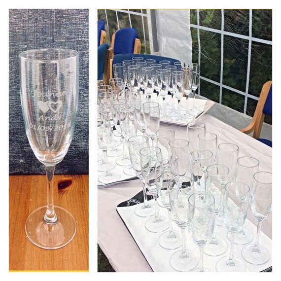 X135 Personalised Wedding Champagne Flutes Bulk - Glass Champagne Flutes Bulk X135 Personalised Wedding Champagne Flutes Bulk - Glass Champagne Flutes Bulk