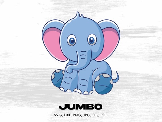 Baby Jumbo Svg Dxf Cut File Layered Digital File Download - Etsy Baby Jumbo Svg Dxf Cut File Layered Digital File Download - Etsy