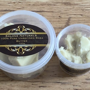 Salone Naturals 100% Pure Unrefined Shea Butter