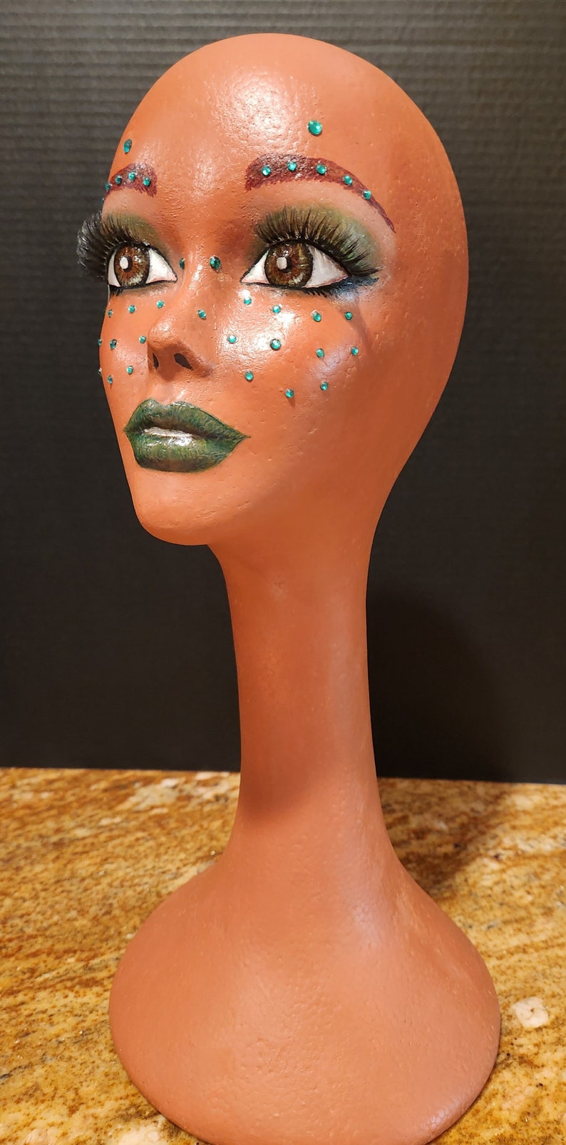 Hand Painted Mannequin Heads Etsy