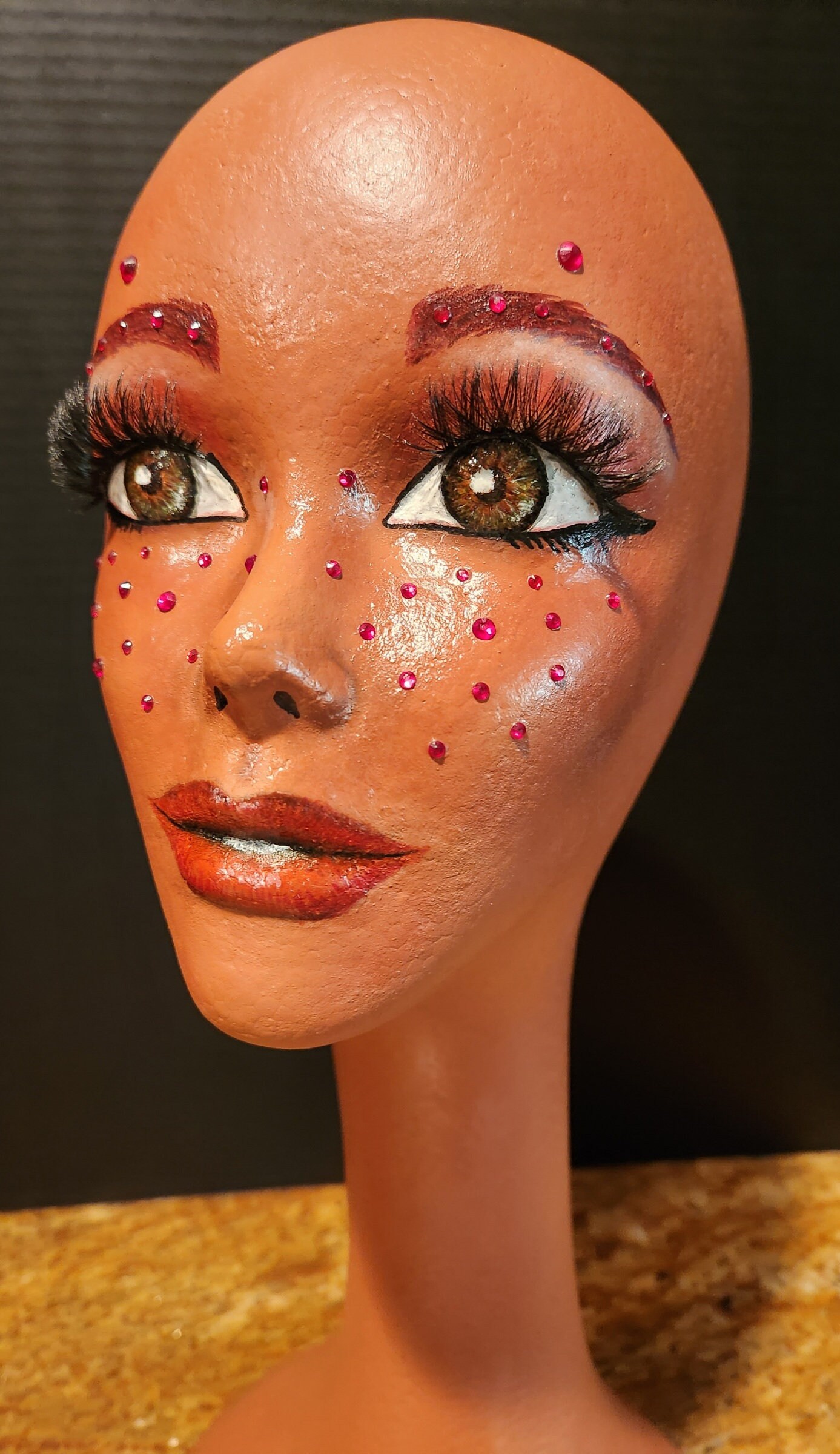 Hand Painted Mannequin Heads Etsy