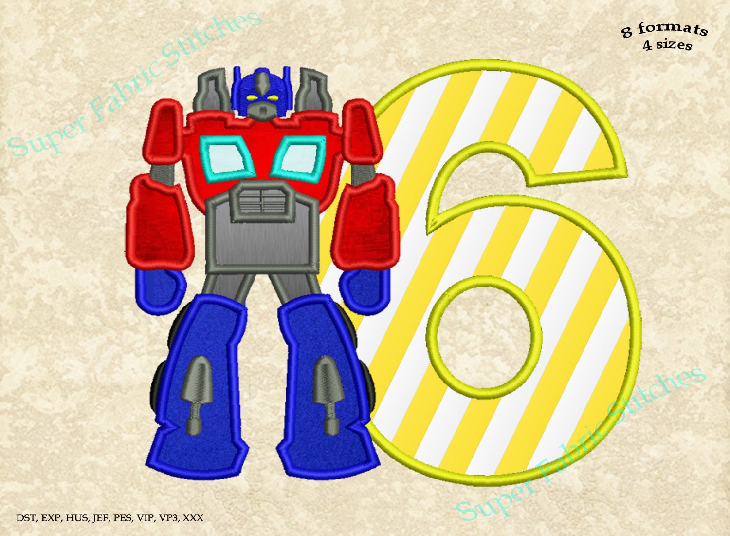 Optimus prime six applique embroidery designs transformers  etsy Optimus prime six applique embroidery designs transformers  etsy