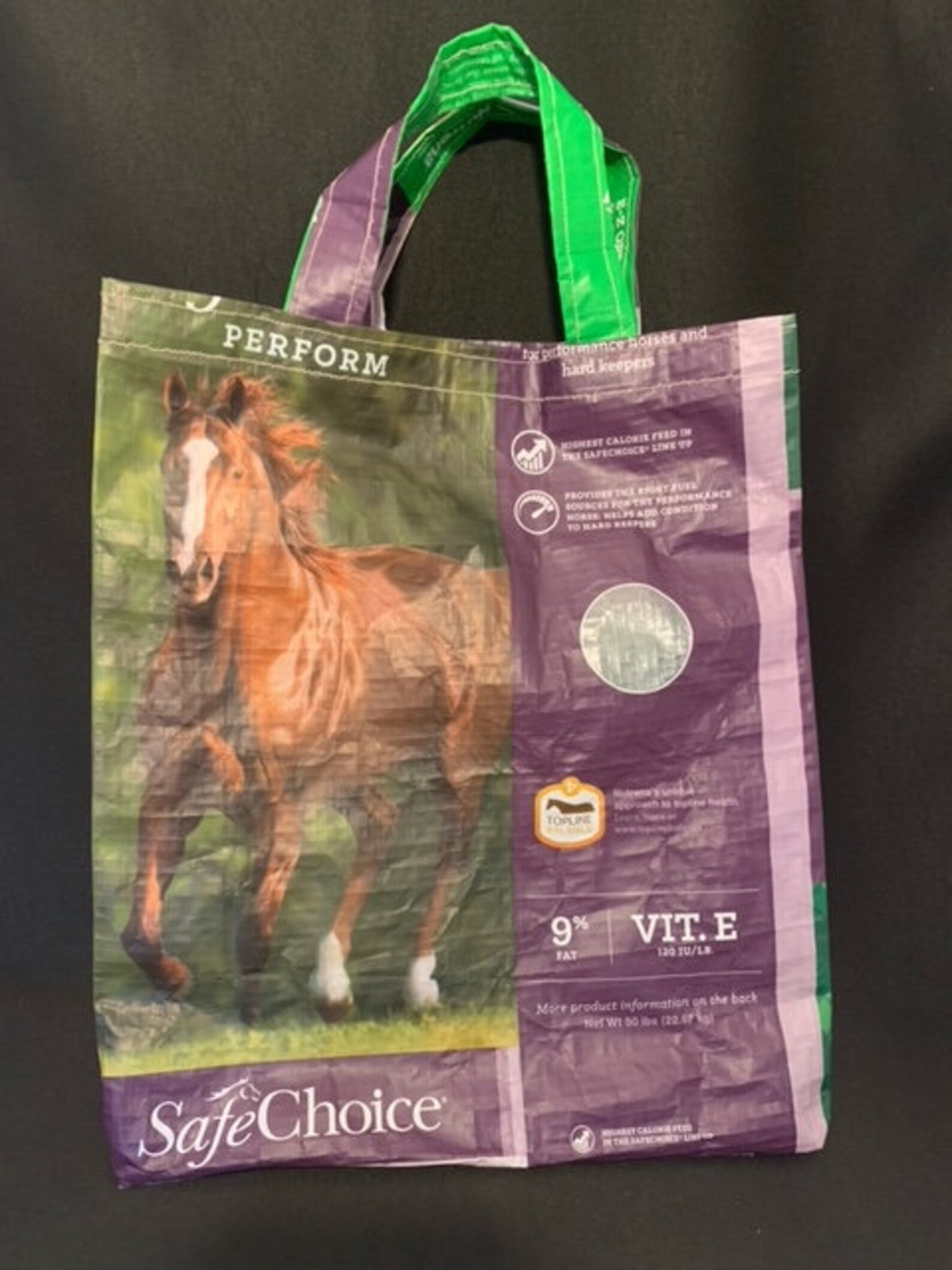 Upcycled Horse Feed Bag Tote Etsy