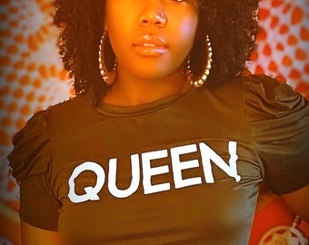 Queen ladies gigot short sleeve shirt
