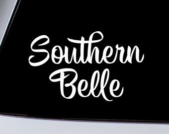 Southern Belle Vinyl Decal Sticker