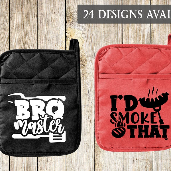 Grilling & BBQ Potholder Oven Mitt | Great Father's Day Gift Idea