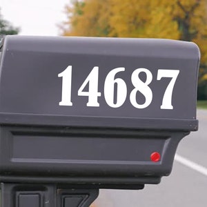Reflective Number Decal | Mailbox, Home, Office, Storefront | Custom Address Sticker
