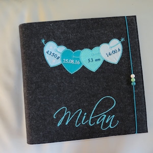 Baby album XXL photo album name baby diary