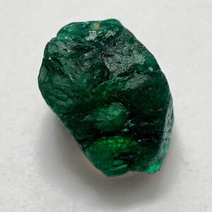 Natural Green Emerald: Natural Zambia Rough Loose Gemstone P33-3 36 CTS 20X14X12 MM