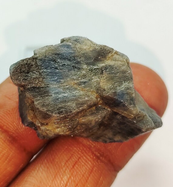 Natural African Blue Sapphire: Untreated Raw Loose Gemstone A66-2