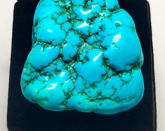 Natural Arizona Turquoise Nugget: Untreated Rough Gemstone B33-2