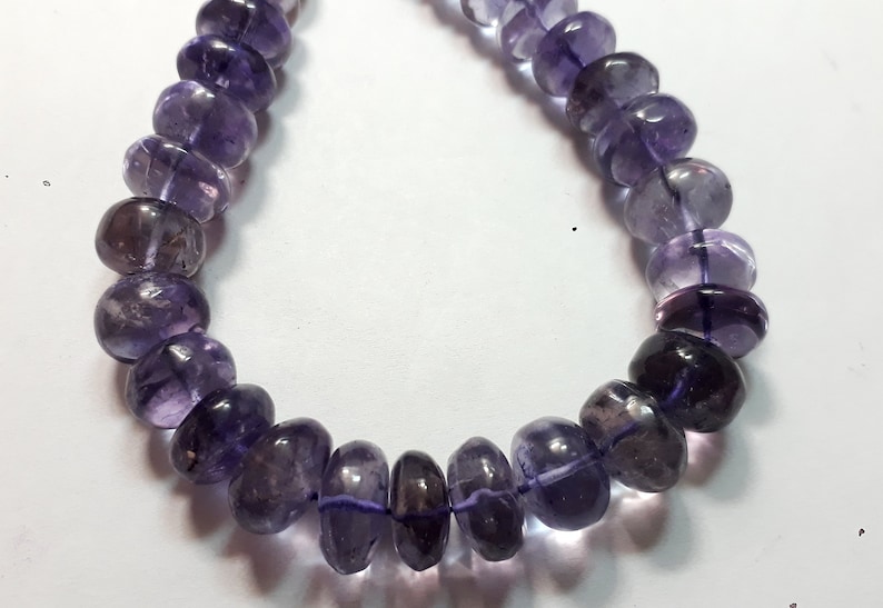 390 Cts Natural Purple Amethyst Round Cabochon Gemstone Necklace