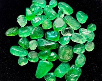 Natural Green Beryl (Trapiche) Uncut Cabochon Loose Gemstone Lot Genuine Beryl Trapiche Cabochon Uncut Gemstone Lot