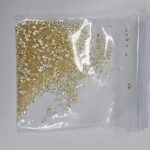 1 Packet 1000 Pcs Yellow Color Dimond Cut Zircon Loose Gemstone Lot