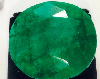 Natural Certifited Green Emerald Oval Shape Loose Gemstone Green Emerald Certified Oval Cut Gemstone K44