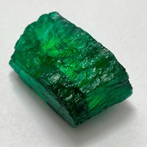 Natural Green Emerald: Natural Zambia Rough Loose Gemstone P33-3 27 CTS 18X12X11 MM