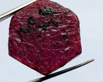 Exceptionnel Rubis Rouge Pourpre D'Afrique Du Sud - 5.3 X 4 Mm - 0.50 Ct - Neuf Avec étiquettes