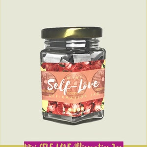 Self-Love Affirmation Jar (Inspiration Jar, Prayer Jar, Blessing Jar, Gift for Her, Christian Gifts, Valentine&#39;s Day Gift, Birthday Gift)