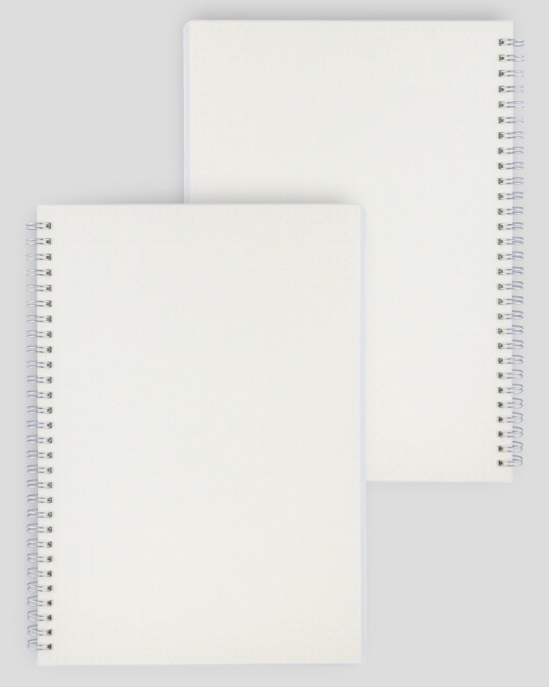 Miliko Transparent Hardcover A5 Size Wirebound Notebook dot - Etsy