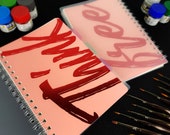 Miliko Think Free Transparent Hardcover A5 Wirebound Spiral Notebook Journal (Dot Grid College Ruled)