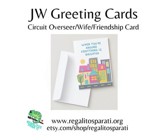 Thanks For Being You - Friendship Card - JW Printable Greeting Cards - Circuit Overseer & Wife Card - You Make Everything Brighter