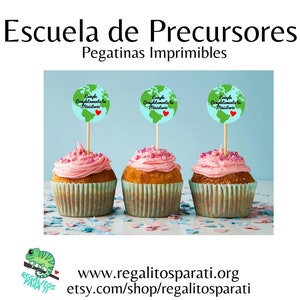 SPANISH 2024 Pioneer School Gifts Stickers Tags Instant Download Escuela de Precursor Cumple Completamente tu Ministerio pegatinas image 6