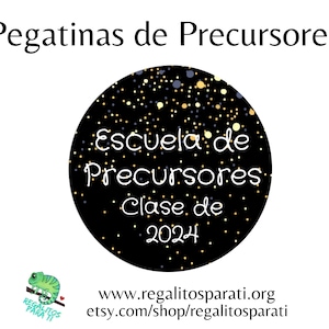 SPANISH 2024 Pioneer School Gifts Pioneer School Stickers Gift Tags Instant Download Printable PSS Escuela de Precursor Pegatina