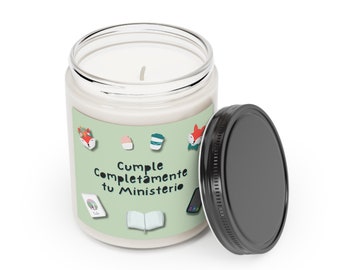 2023 Pioneer School Gifts Cumple Completamente tu Ministerio Spanish JW Escuela Precursores Regalo Scented Candle, 9oz