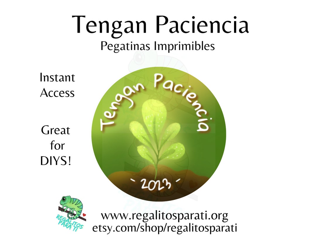 SPANISH Exercise Patience Tengan Paciencia 2023 JW Regional Etsy