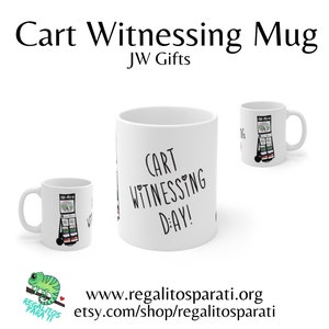 Pioneer School Mug Cart Witnessing Mug Pioneer Mugs JW Mugs JW Gifts SMPWP Mug Baptism Gift Elder Gift Co Gift image 1