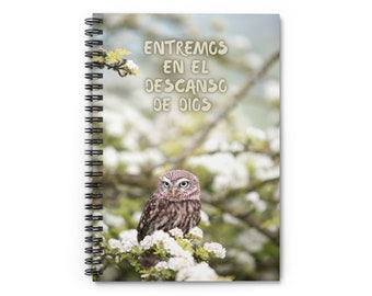 Spanish - Entremos En El Descanso De Dios Cuaderno - Búho - Enter into God's Rest JW Circuit Assembly Notebook - 118 pages