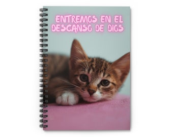 Spanish - Entremos En El Descanso De Dios Cuaderno - Gatito - Enter into God's Rest JW Circuit Assembly Notebook - 118 pages